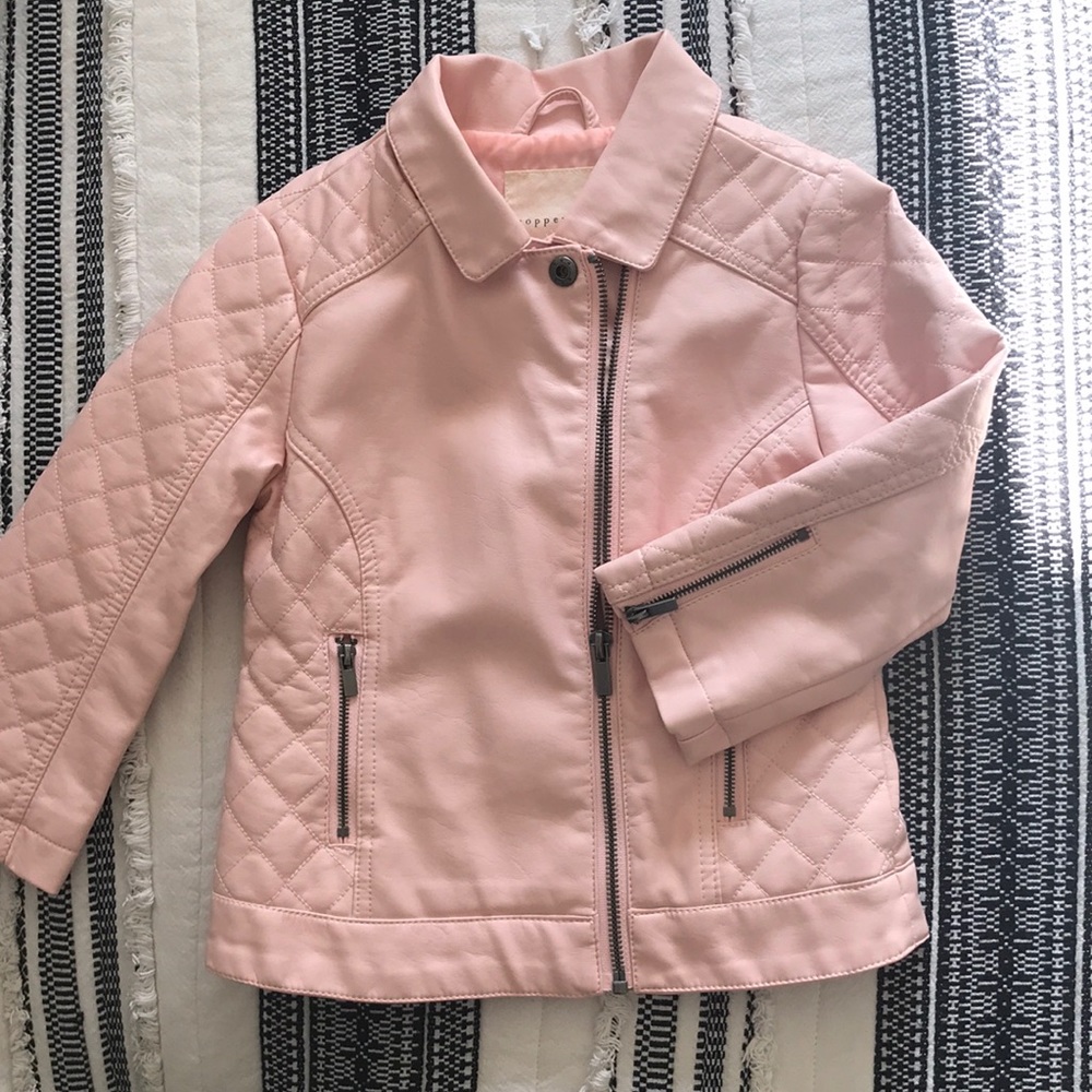Light pink motto jacket